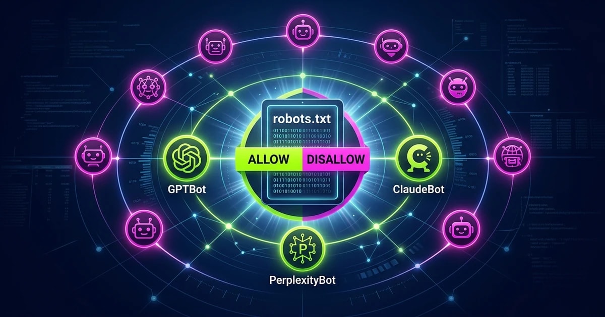 robots.txt for AI Crawlers in 2026: GPTBot, ClaudeBot, PerplexityBot — The Complete Configuration Guide